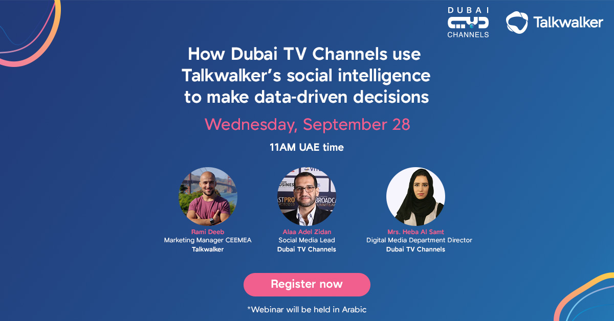 [WEBINAR REPLAY] - How Dubai TV Channels use social intelligence to make data-driven decisions