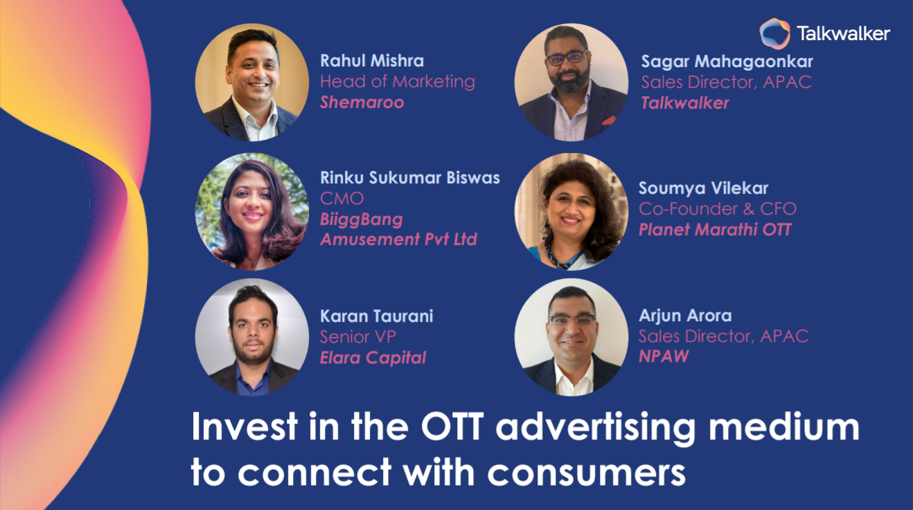 Invest in the OTT advertising medium to connect with consumers